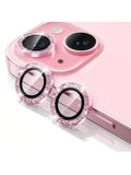 Luxury Diamond Camera Lens Protector for iPhone-9H Glass