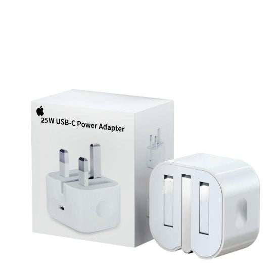 25W Fast Charging USB-C Charger for iPhone