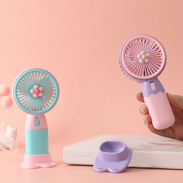 Mini Portable Handheld Fan – USB Rechargeable | Cute Desk & Travel Fan