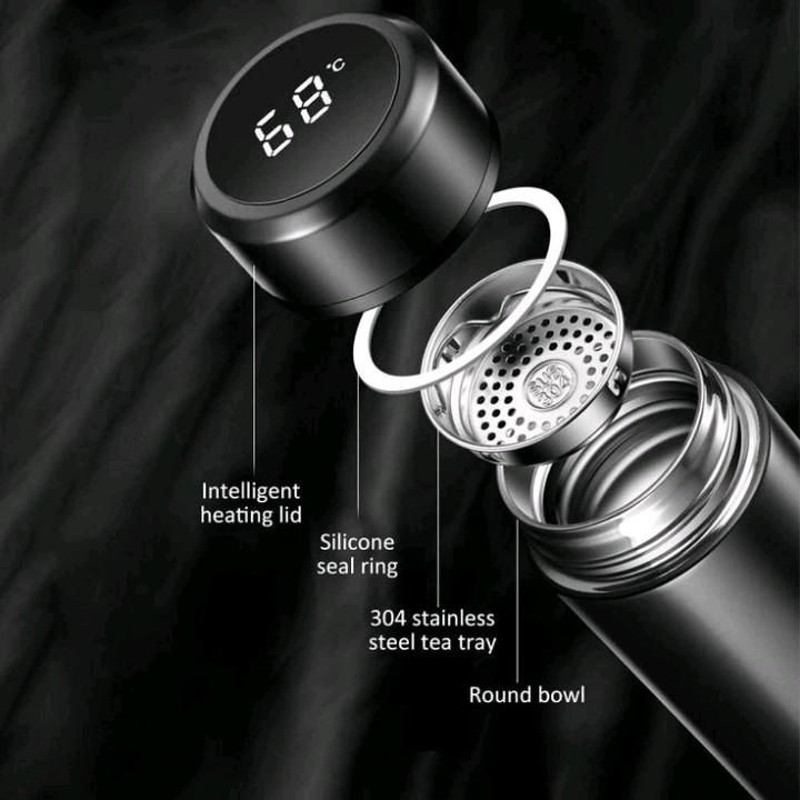 Portable Smart Temperature Water Bottle – LED Display Thermos