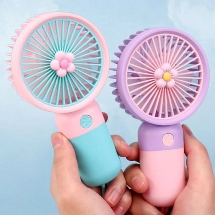 Mini Portable Handheld Fan – USB Rechargeable | Cute Desk & Travel Fan