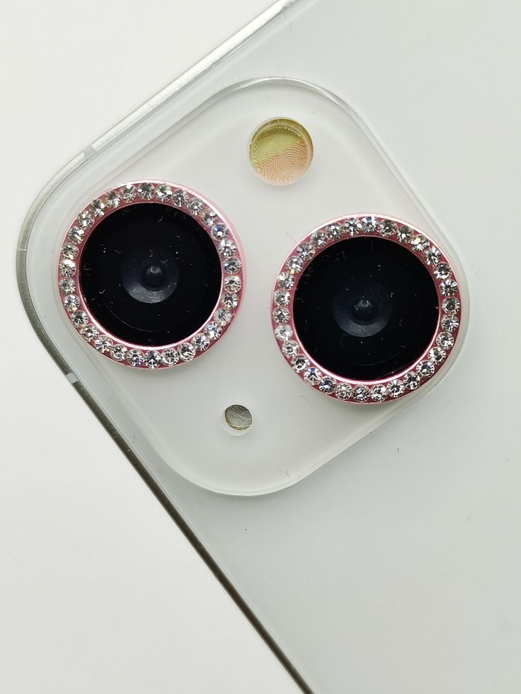 Luxury Diamond Camera Lens Protector for iPhone-9H Glass