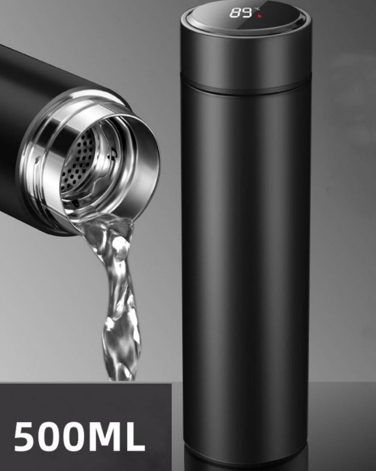 Portable Smart Temperature Water Bottle – LED Display Thermos