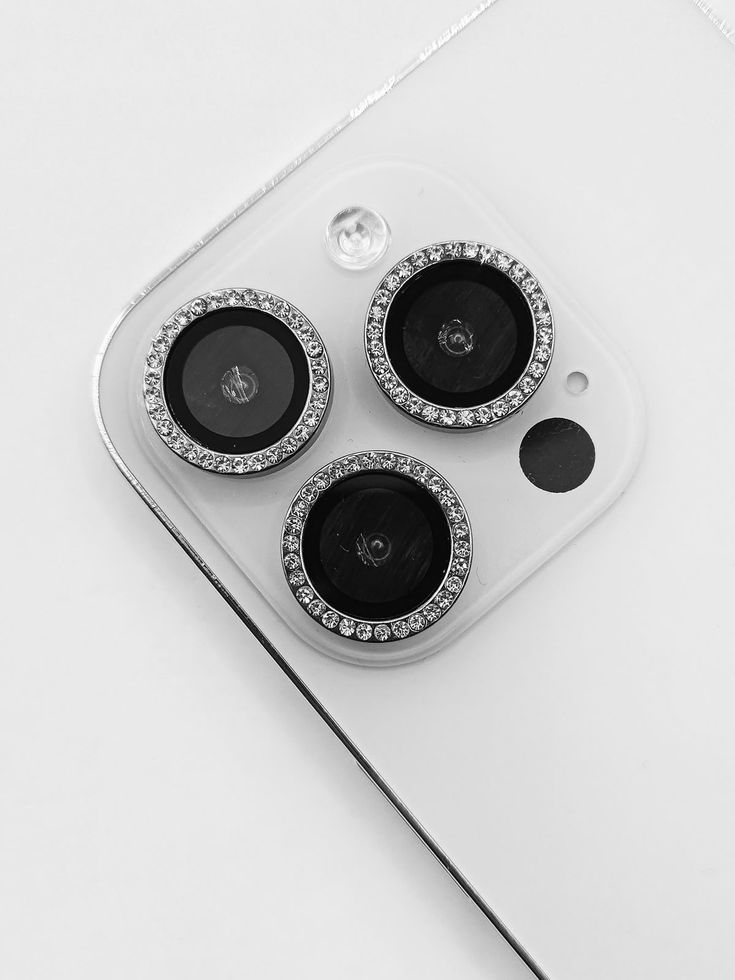 Luxury Diamond Camera Lens Protector for iPhone-9H Glass