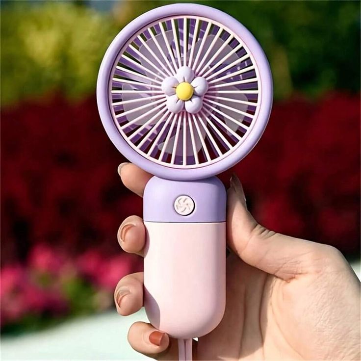 Mini Portable Handheld Fan – USB Rechargeable | Cute Desk & Travel Fan